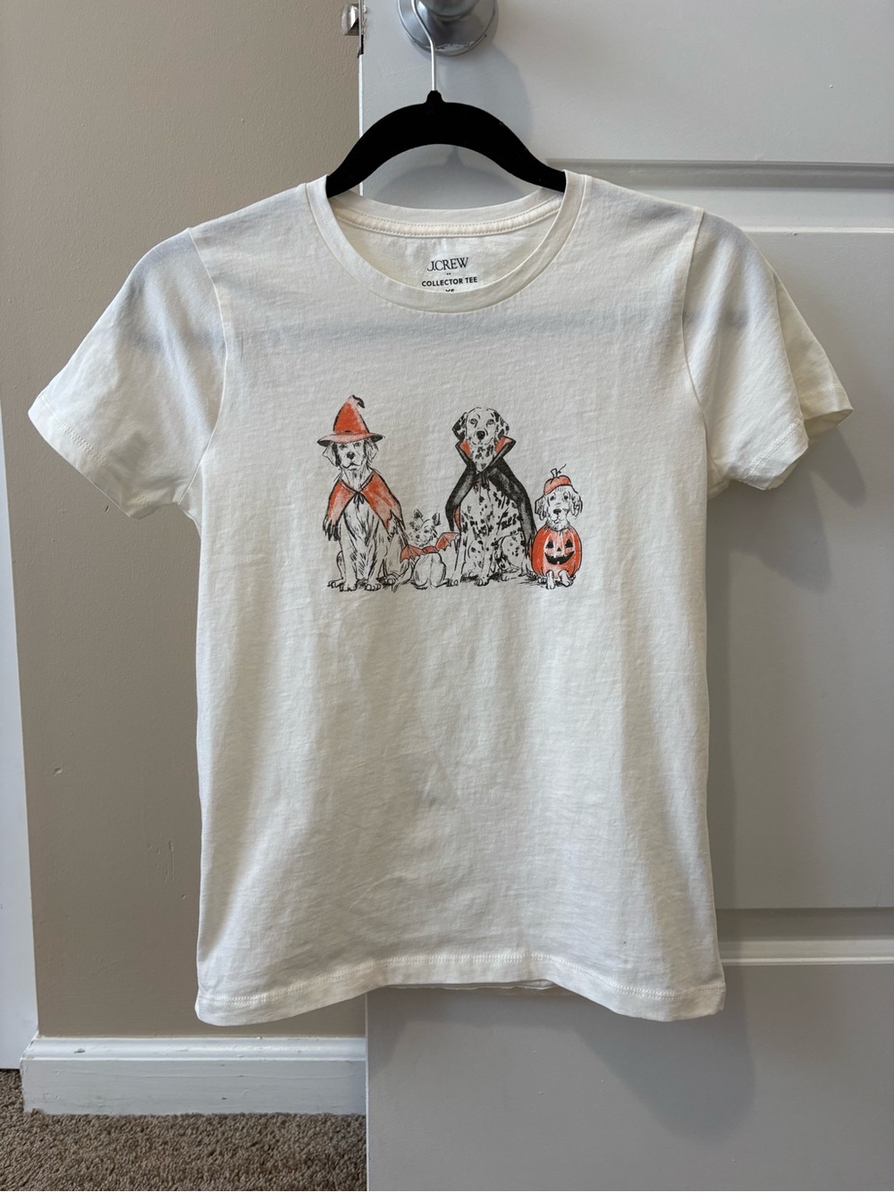 J.Crew Halloween Collectors Tee White